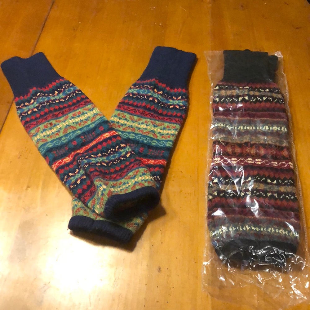 Geometric Tribal Leg Warmers